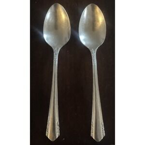 Wm. A. Rogers A1 Plus Spoon Silverplate Glossy set of 2